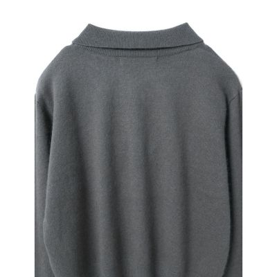 mizuiro ind ハイゲージ襟付きプルオーバー | mizuiro ind