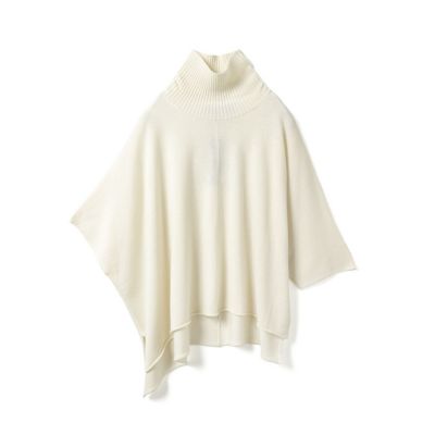 mizuiro ind (Women)/ミズイロインド mizuiro ind ポンチョライクプルオーバー オフホワイト(11) トップス【三越伊勢丹/公式】