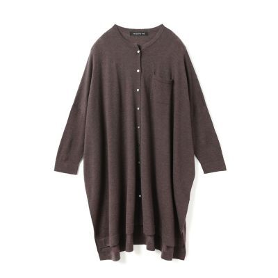 mizuiro ind (Women)/ミズイロインド mizuiro ind ハイゲージスタンドカラーワンピース ダークブラウン(45) ワンピース・ドレス【三越伊勢丹/公式】