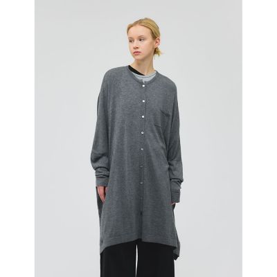 ＜mizuiro ind (Women)＞ｍｉｚｕｉｒｏ　ｉｎｄ　ハイゲージスタンドカラーワンピース