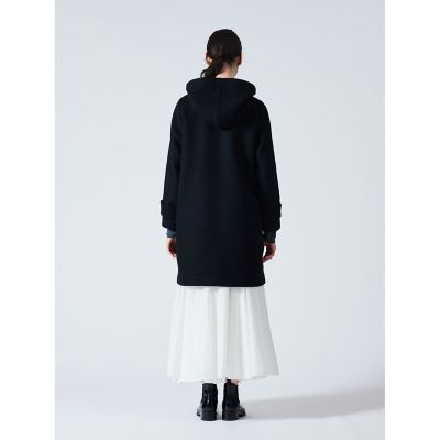 mizuiro ind フード付きロングコート ブラック　新品タグ付き mizuiro ind ドレープフードコート｜ MARcourt ONLINE STORE