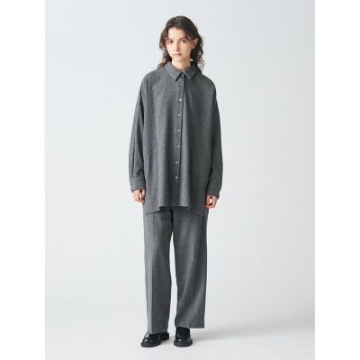 mizuiro ind ワイドシャツチュニック | mizuiro ind