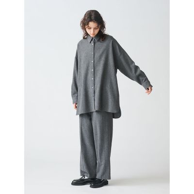 mizuiro ind ワイドシャツチュニック | mizuiro ind