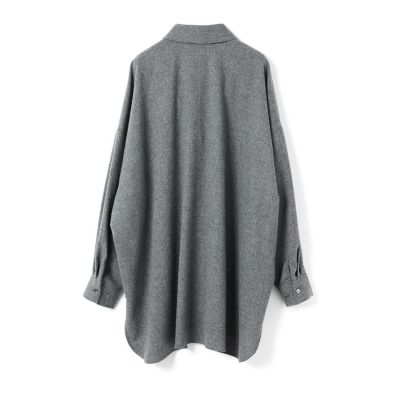 mizuiro ind ホワイト 長袖チュニック mizuiro ind ハーフスリーブワイドチュニックシャツ｜ MARcourt