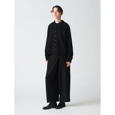 mizuiro ind プリーツカラーシャツ | mizuiro ind