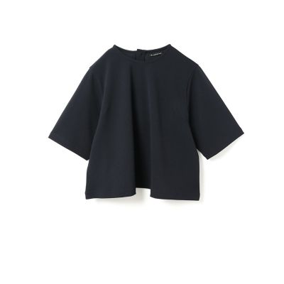 ｍｉｚｕｉｒｏ　ｉｎｄ　ジョーゼットハーフスリーブクルーネックプルオーバー