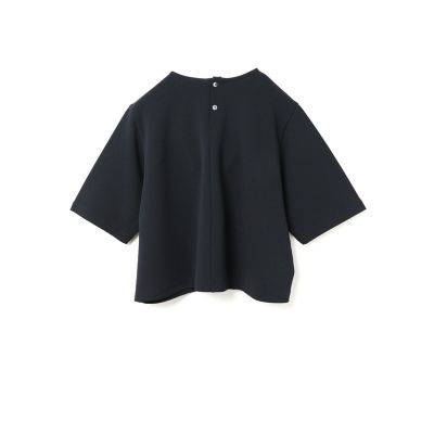 ｍｉｚｕｉｒｏ　ｉｎｄ　ジョーゼットハーフスリーブクルーネックプルオーバー