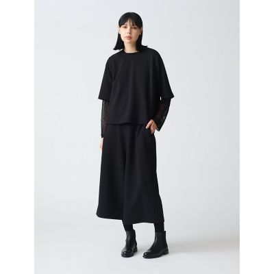 ｍｉｚｕｉｒｏ　ｉｎｄ　ジョーゼットハーフスリーブクルーネックプルオーバー