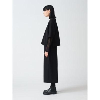 ｍｉｚｕｉｒｏ　ｉｎｄ　ジョーゼットハーフスリーブクルーネックプルオーバー