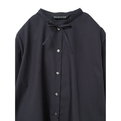 mizuiro ind リボンタイシャツチュニック | mizuiro