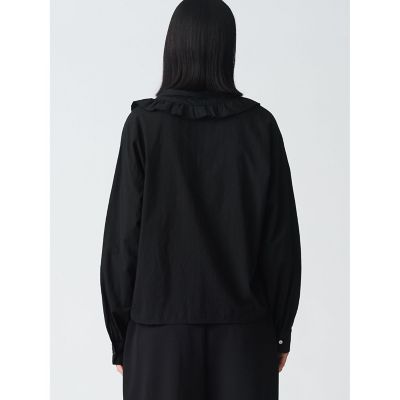 ミズイロインド　mizuiro ind プリーツカラーシャツ mizuiro ind プリーツカラーシャツ｜ MARcourt ONLINE STORE