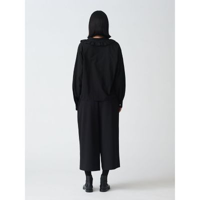 mizuiro ind フリルカラーシャツ | mizuiro ind