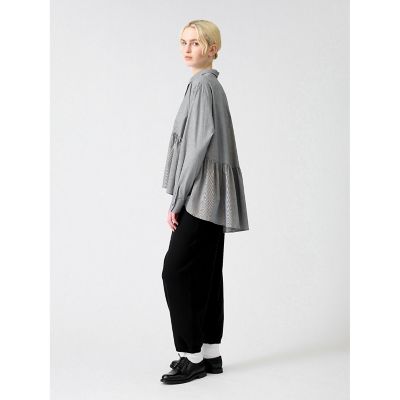 mizuiro ind ウエストギャザーシャツ | mizuiro ind (Women