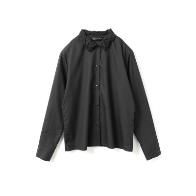 mizuiro ind (Women)/ミズイロインド mizuiro ind ワッシャーカラーシャツ ブラック(99) トップス【三越伊勢丹/公式】
