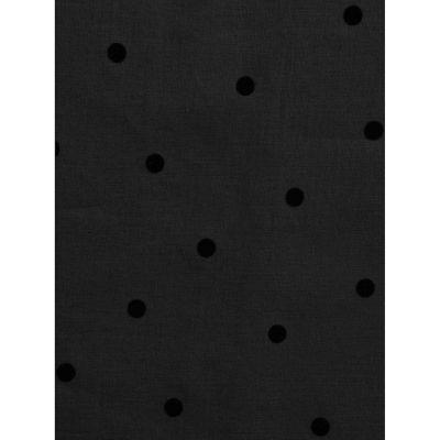 mizuiro ind フロッキードットプリントシャツ | mizuiro ind