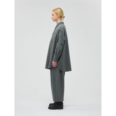 mizuiro ind ポケット付きワイドシャツ | mizuiro ind