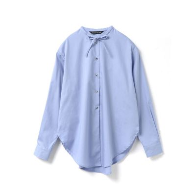 mizuiro ind リボンタイロングシャツ | mizuiro ind (Women