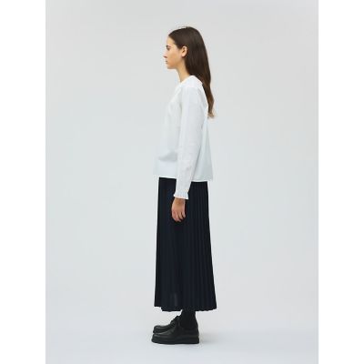 mizuiro ind プリーツカラーシャツ | mizuiro ind (Women