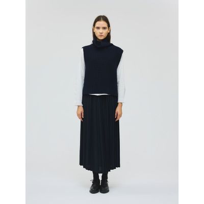 mizuiro ind プリーツカラーシャツ | mizuiro ind (Women