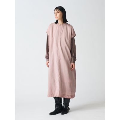 mizuiro ind ピグメントダイギャザーネックワンピース