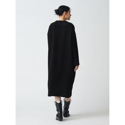 mizuiro ind プリーツカラーワンピース | mizuiro ind