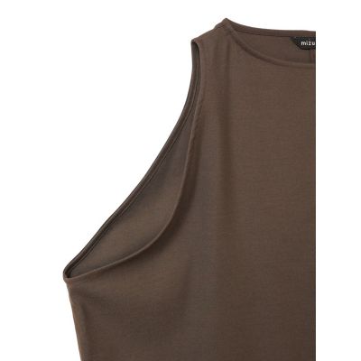 ｍｉｚｕｉｒｏ　ｉｎｄ　ボートネックノースリーブワンピース