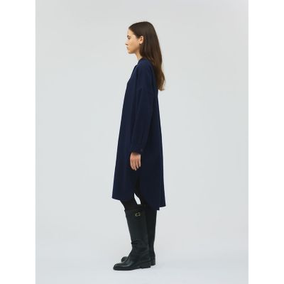 mizuiro ind スタンドカラーシャツワンピース | mizuiro ind