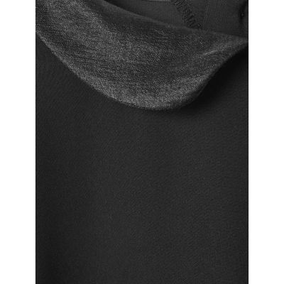 mizuiro ind 衿付きサテンコクーンワンピース | mizuiro ind