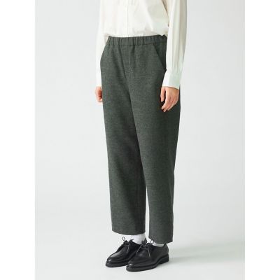 mizuiro ind ウールブレンドストレートパンツ