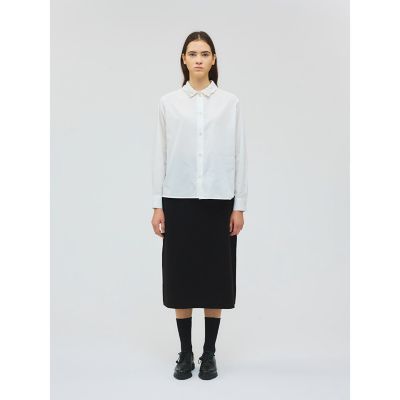 ＜mizuiro ind (Women)＞ｍｉｚｕｉｒｏ　ｉｎｄ　シードステッチＡラインスカート