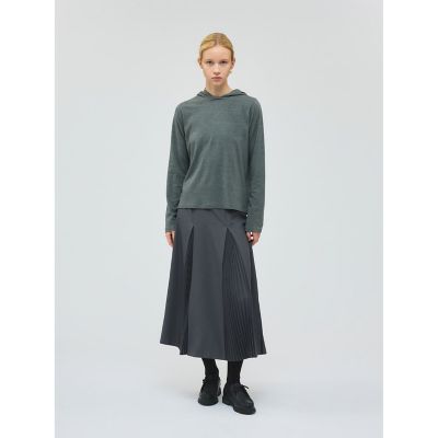 ＜mizuiro ind (Women)＞ｍｉｚｕｉｒｏ　ｉｎｄ　プリーツスカート