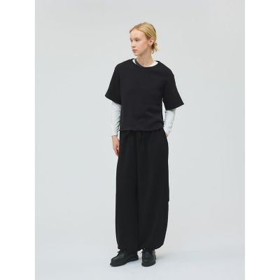 mizuiro ind ドローストリングヘムパンツ | mizuiro ind