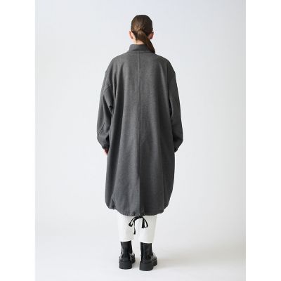 mizuiro ind ウールスタンドカラーモッズコート | mizuiro