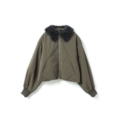 mizuiro ind ボアカラーショートジャケット | mizuiro ind
