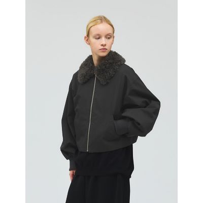 mizuiro ind ボアカラーショートジャケット | mizuiro ind