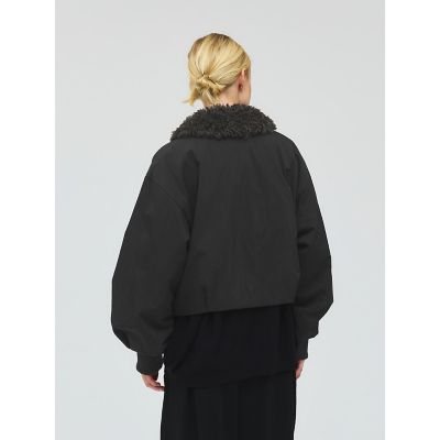 mizuiro ind ボアカラーショートジャケット | mizuiro ind