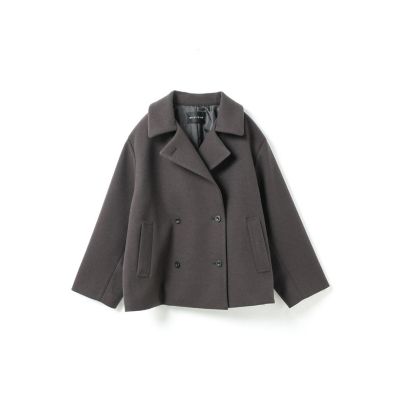 ✨未使用タグ付き mizuiro ind ボンディングピーコート ロングコート 新品 タグ付 日本製 mizuiro ind ボンディングピーコート - メルカリ