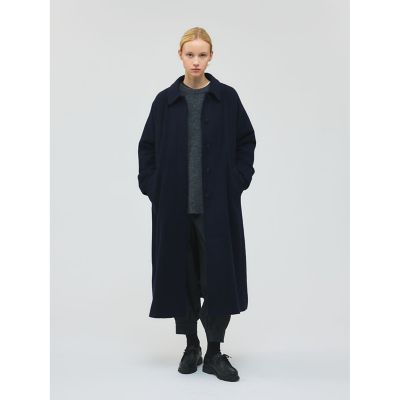 ＜mizuiro ind (Women)＞【送料無料】ｍｉｚｕｉｒｏ　ｉｎｄ　ウール混バルマカーンコート