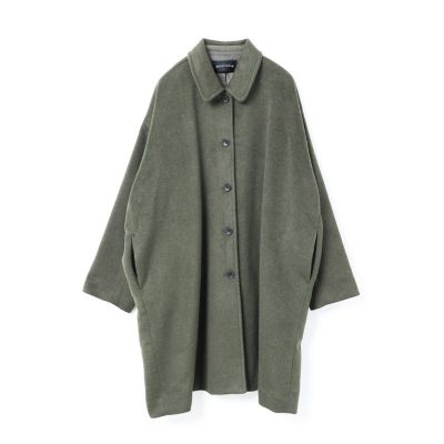 【新品未使用】mizuiro ind クルーネックワイドコート mizuiro ind クルーネックワイドコート | mizuiro ind