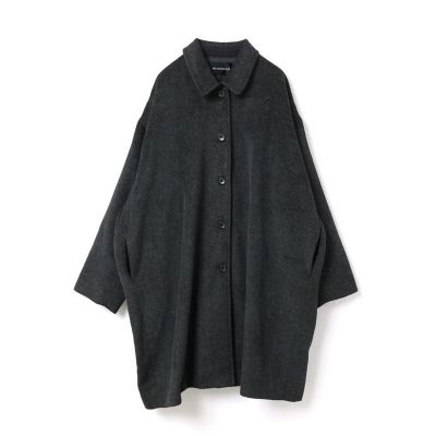 mizuiro ind ウールブレンドワイドコート | mizuiro ind