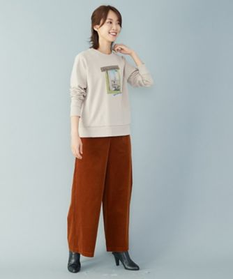 コーデュロイワイドパンツ【ｌｅｉｌｉａｎ　ｔｈｅ　ｗｅｅｋ】