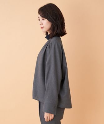 【セットアップ対応商品】ノーカラージャケット