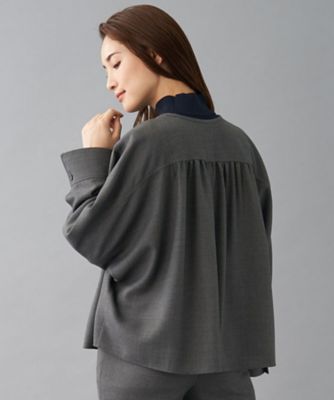 【セットアップ対応商品】ノーカラージャケット