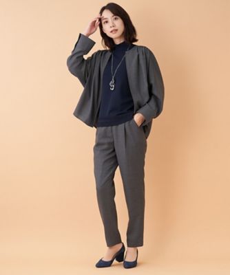 ＜Leilian (Women)＞【セットアップ対応商品】ノーカラージャケット