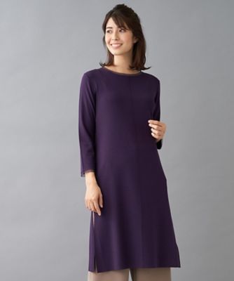 ＜Leilian (Women)＞クルーネックニットチュニック