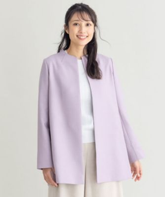 ＜Leilian (Women)＞ノーカラーコート【ＲＯＣＨＡＳ　Ｐｒｅｍｉｅｒｅ】
