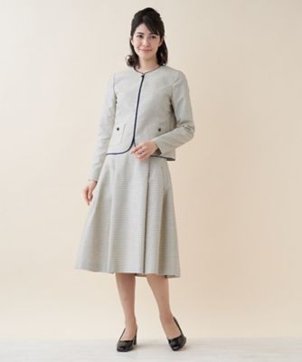 【セットアップ対応商品】パイピング総柄ジャケット