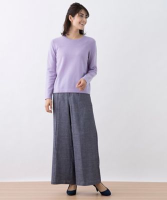 タックワイドパンツ