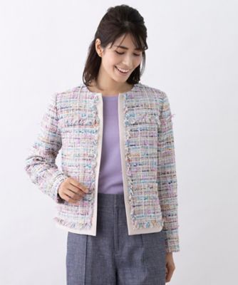 ＜Leilian (Women)＞ツイードジャケット