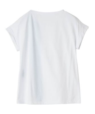 Leilian / レリアン 配色ラインＴ【HAND】 レリアン Leilian 配色切替Tシャツ【HAND】 （オレンジ系
